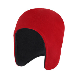 Winter Cycling Hat For Men Double Layer Thickened Warm Windproof Solid Color Fleece Ski Hat With Ear Flaps - Product Image 4