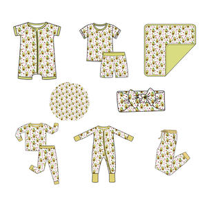 Ostertag-Sonderangebot: Bio-Baby-Bambus 2-teiliger Schlafanzug, Luxusqualität, Lange Hosen, Mystery Box - Product Image 1