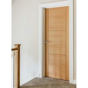 Interior de puerta preacabado al ras de MDF hueco moderno de nuevo diseño - Product Image 2