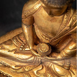 Statue de <span class=keywords><strong>bouddha</strong></span> <span class=keywords><strong>en</strong></span> bronze doré <span class=keywords><strong>ancien</strong></span> pour la décoration de la maison - Product Image 4