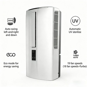Climatiseur vertical de <span class=keywords><strong>fenêtre</strong></span> 1,75 kW, design fin et étroit, électrique, <span class=keywords><strong>pour</strong></span> usage domestique, fonctionnement silencieux, faible consommation d'énergie - Product Image 1