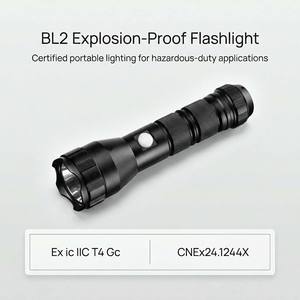 Lampe torche tactique industrielle antidéflagrante certifiée CNEX T4 WOSEN pour travaux pétroliers et gaziers, lampe de travail rechargeable à LED - Product Image 5