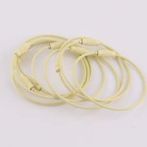 พวงกุญแจลวดสแตนเลสสีสันสดใส ดีไซน์สร้างสรรค์ ปรับได้อเนกประสงค์ พร้อมปุ่มหมุนแบบสกรู - Product Image 3