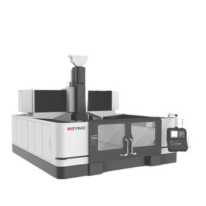 Centre d'usinage CNC à <span class=keywords><strong>portique</strong></span> à double tête oscillante 5 axes pour machines de travail des métaux robustes - Product Image 4