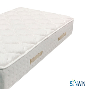 Matelas en mousse respirante haute densité avec ressorts ensachés anti-déformation et design à dessus rigide - Product Image 1