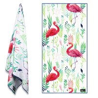 Serviettes de plage en microfibre recyclée de haute qualité, personnalisables, pliables, anti-sable, séchage rapide