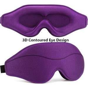 Masque de sommeil 3D ajustable pour hommes et femmes, <span class=keywords><strong>petites</strong></span> commandes livrées en 2 semaines, taille unique, méditation et yoga - Product Image 1