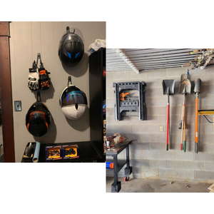 12 Pack Heavy Duty Stainless Steel Utility Balcony &amp; Garage Wall Mounted <strong>Storage</strong> Tool Hanger <strong>Ladder</strong> <strong>Hooks</strong> for Hanging (Portable) - Product Image 6