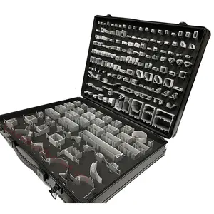 Kotak Sampel Linier Profil Aluminium Led Pabrik Kit Pencahayaan 6063 Casing Sampel Saluran Aluminium Led