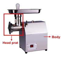 Hachoir à viande entièrement automatique, machine à broyer et à broyer en acier inoxydable, conception modernisée, avec une période de garantie d'un an