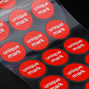 <span class=keywords><strong>Autocollant</strong></span> <span class=keywords><strong>transparent</strong></span> personnalisé avec logo, imprimé <span class=keywords><strong>sur</strong></span> rouleau, en plastique, imperméable, en papier synthétique, adhésif, avec logo de marque en feuille d'or - Product Image 5