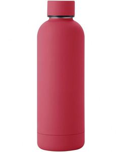 Eco-friendly Custom Logo 500ml Matte Color Vacuum Insulated Metal Waterbottle Stainless Steel Drink Bottle Water Bottle - Product Image 3
