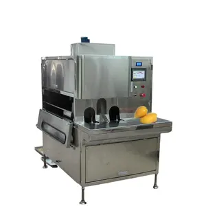 Automatic mango peeler fruit mango peeling and slicing machine