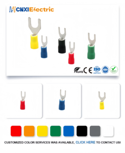 Bornier électrique automobile série SV, étamé, 600V, 6,3 mm, avec gaine isolante en <span class=keywords><strong>PVC</strong></span> et <span class=keywords><strong>manchon</strong></span> isolant en vinyle, en <span class=keywords><strong>cuivre</strong></span> - Product Image 2