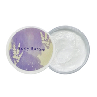 Meilleure vente de crème au beurre de lavande/karité pour le corps, crème blanchissante et éclairante, gommage corporel, marque privée, crème glacée pour le corps