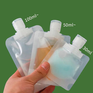Bolsas de Viaje para Rellenar Cosméticos, 30ml 50ml 100ml, a Prueba de Fugas, de PET/PE, Portátiles, con Tapa Abatible, para Cuidado de la Piel - Product Image 3