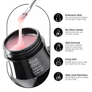 KUDAN-Autoadhesivo sin calor, autoetiquetado, antiadherente, <span class=keywords><strong>de</strong></span> 15ml, con LED transparente, gel sólido para extensiones <span class=keywords><strong>de</strong></span> <span class=keywords><strong>uñas</strong></span> - Product Image 5