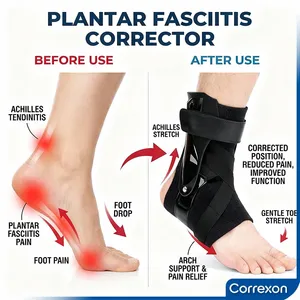 อุปกรณ์พยุงข้อเท้าแบบผูกเชือก ปรับได้ สำหรับข้อเท้าแพลงและบรรเทาอาการปวด ได้รับการรับรองมาตรฐาน CE <span class=keywords><strong>ISO</strong></span> รับสั่งซื้อทดลอง จำหน่ายจำนวน<span class=keywords><strong>ม</strong></span>าก รับผลิตตามแบบ - Product Image 3