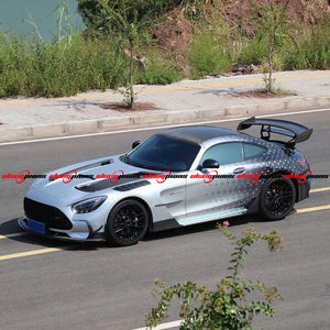 Nuovo Kit Carrozzeria in Fibra di Carbonio Semi-Lucida di Alta Qualità Stile Black Series per Mercedes-<span class=keywords><strong>AMG</strong></span> <span class=keywords><strong>GT</strong></span> C190 R190 Pacchetto Esterno Paraurti - Product Image 5