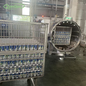 جهاز تعقيم أفقي بالبخار ورش الماء، معدات تعقيم الطعام - Product Image 3