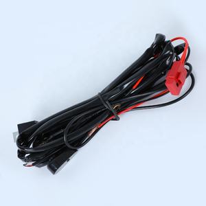 Premium Reines Kupfer 14 / 16 / 18 Awg Drähte 2 Beine Gelände Auto-LED-Lichtverkabelung Kartengurt mit Schalter wasserdichter Verbinder - Product Image 6