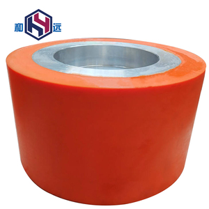 Heavy Duty Steel Polyurethane Industrial Guide Wheel Polyurethane <strong>Feeding</strong> <strong>Roller</strong> Wheel for Industrial Use - Product Image 3