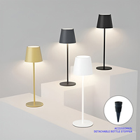 Lampe de table sans fil moderne nordique Rechargeable sans fil à double usage Portable Restaurant salle à manger bouteille de vin lumière