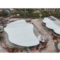 Toldo de Membrana de Gran Escala con Forma Personalizada para Hoteles, Escuelas, Parques y Resorts - Ecológico, Impermeable y con Protección UV