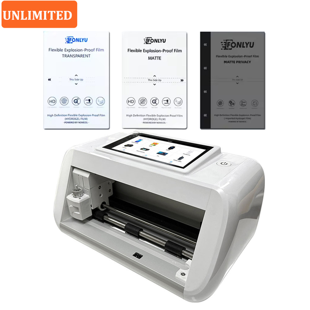 Unlimited X180T Smart Mobile Phone TPU Hydrogel Film Cutter Plotter Back Skin Sticker Making Screen Protector Cutting Machine