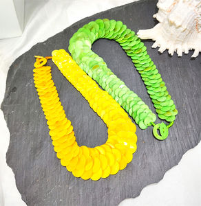 गर्म बिकने वाली हैवीयन मां मोती हार हाथ से बना तार बहु-रंग का खोल उपहार - Product Image 2