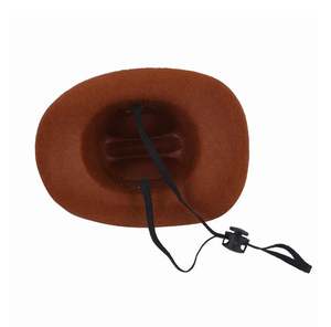 Chapéu Cowboy <span class=keywords><strong>Pet</strong></span> para Cães e Gatos-Chapéu Estilo Ocidental para Animais - Product Image 6