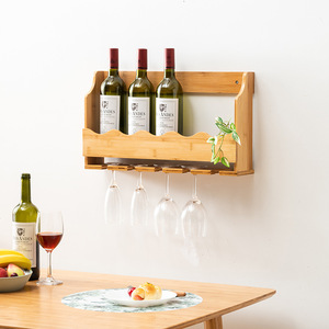 Estante de exhibición de vino de madera encimera independiente estante de almacenamiento de vino portabotellas - Product Image 3