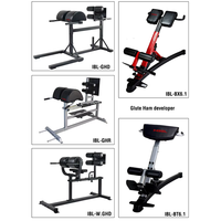 Banc de musculation commercial réglable pour exercices de gym, chaise romaine pour gluteus et ischio-jambiers