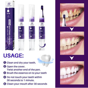 <span class=keywords><strong>V34</strong></span> SMILEKIT-Pasta de dientes blanqueadora púrpura, reduce el amarilleo, elimina las manchas, cuidado de los dientes, encías, aliento fresco, brillo de los dientes - Product Image 6
