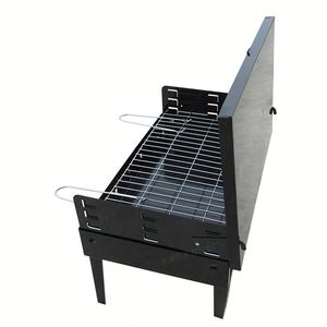 Ensemble barbecue pliable multifonctionnel pour la maison, avec grille à charbon et four réglable - Product Image 3