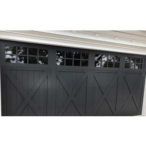 Porte de <span class=keywords><strong>garage</strong></span> de luxe en aluminium <span class=keywords><strong>et</strong></span> bois, porte de <span class=keywords><strong>garage</strong></span> haut de gamme en bois pour villa, porte de <span class=keywords><strong>garage</strong></span> électrique pliante 9x8, coûteuse - Product Image 3