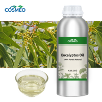 Huile Essentielle d'Eucalyptus 100% Pure et Naturelle de Qualité Supérieure, Marque Blanche, Extrait Végétal en Vrac, Soin Hydratant pour la Peau, Parfum Doux