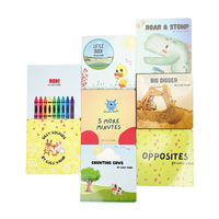 Servicio de Impresión de Libros de Tapa Dura con Color Personalizado, Libro de Historias para Bebés y Niños, Manga Infantil, Juego de Mini Libros de Cartón con Tapa Dura