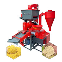 Fraiseuse à riz commerciale Broyeur à maïs Moulin à farine Machine combinée Moulin à riz Machine à riz avec élimination de la pierre