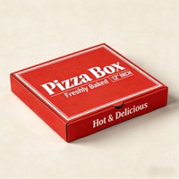 Boîte à pizza carrée TongKun personnalisée, robuste, aseptique, écologique, biodégradable, recyclable, de qualité alimentaire, imprimée en quadrichromie, finition mate