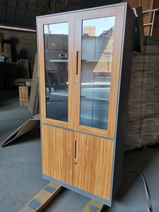 Fabricación de fábrica Gabinete de almacenamiento <span class=keywords><strong>Transferencia</strong></span> de grano de madera Archivo de acero Armario Gabinete de hierro Unidad de armario de metal Muebles - Product Image 5