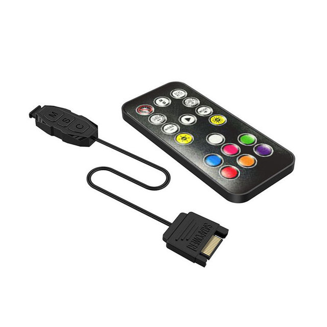 Yipaiyifeng High Quality 5V 3PIN ARGB Controller Mini RGB Hub Controller Remote to SATA Power Supply Products in Stock