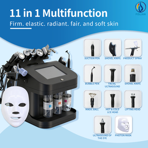 Appareil de soin du visage Aqua <span class=keywords><strong>Peel</strong></span> avancé 2025, 11 en 1, pour l'élimination des points noirs et le nettoyage en profondeur des pores à l'eau oxygénée (H2O2) en soins à domicile - Product Image 2