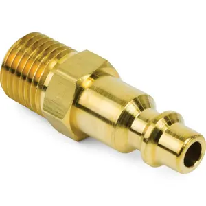 Wholesale quality solid brass CNC machining 3/8 Male NPT quick coupler