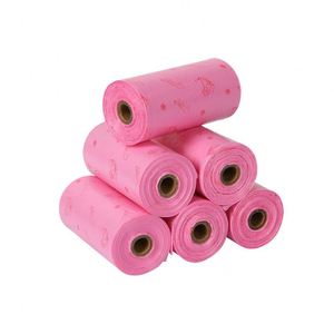 2026 New pink Wholesale Manufacturer Custom Pet Waste <b>Bag</b> Disposal <b>Bag</b> Biodegradable <b>Compostable</b> Degradable Dog Poop Poo <b>Bag</b> - Product Image 5