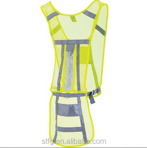 Sports de plein air <span class=keywords><strong>Gilet</strong></span> de sécurité réfléchissant <span class=keywords><strong>jaune</strong></span> pour la course à pied Cyclisme Marche <span class=keywords><strong>Jaune</strong></span> Léger - Product Image 3