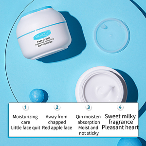 Crème hydratante pour le visage au lait pour adultes de <span class=keywords><strong>haute</strong></span> qualité OEM avec glycérine 50g, anti-rides et blanchissante, soin de la peau - Product Image 3