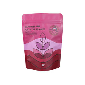 Embalaje de sales de baño, bolsas de embalaje de sal de baño resellables compuestas personalizadas, bolsa de pie Mylar, bolsas reutilizables con cremallera - Product Image 4