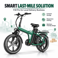 QMWHEEL F30 Pro Vélo Électrique Pliable 250W 48V 45Ah Longue Portée Entrepôt UK Vente en Gros