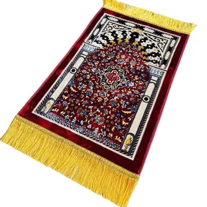 Sajadah Hadiah Set kualitas tinggi hadiah karpet doa Mat produk Islami semua warna Cottony mat Islami